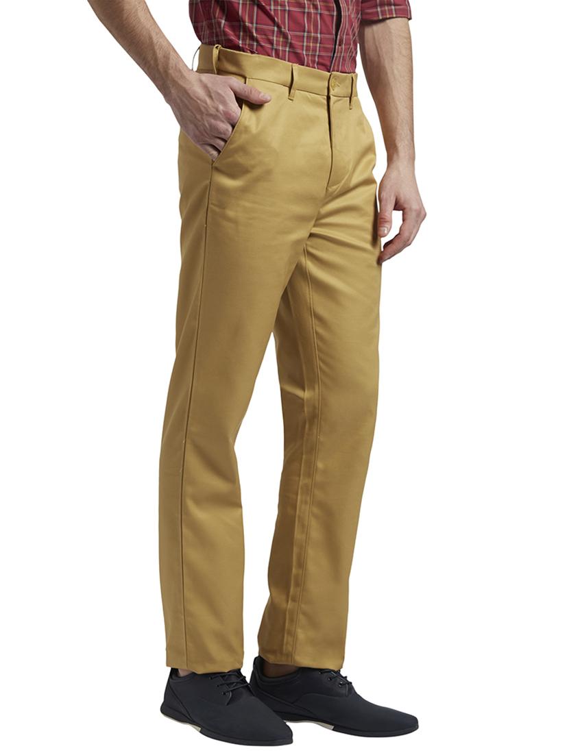 khaki solid chinos - 17503878 -  Standard Image - 1