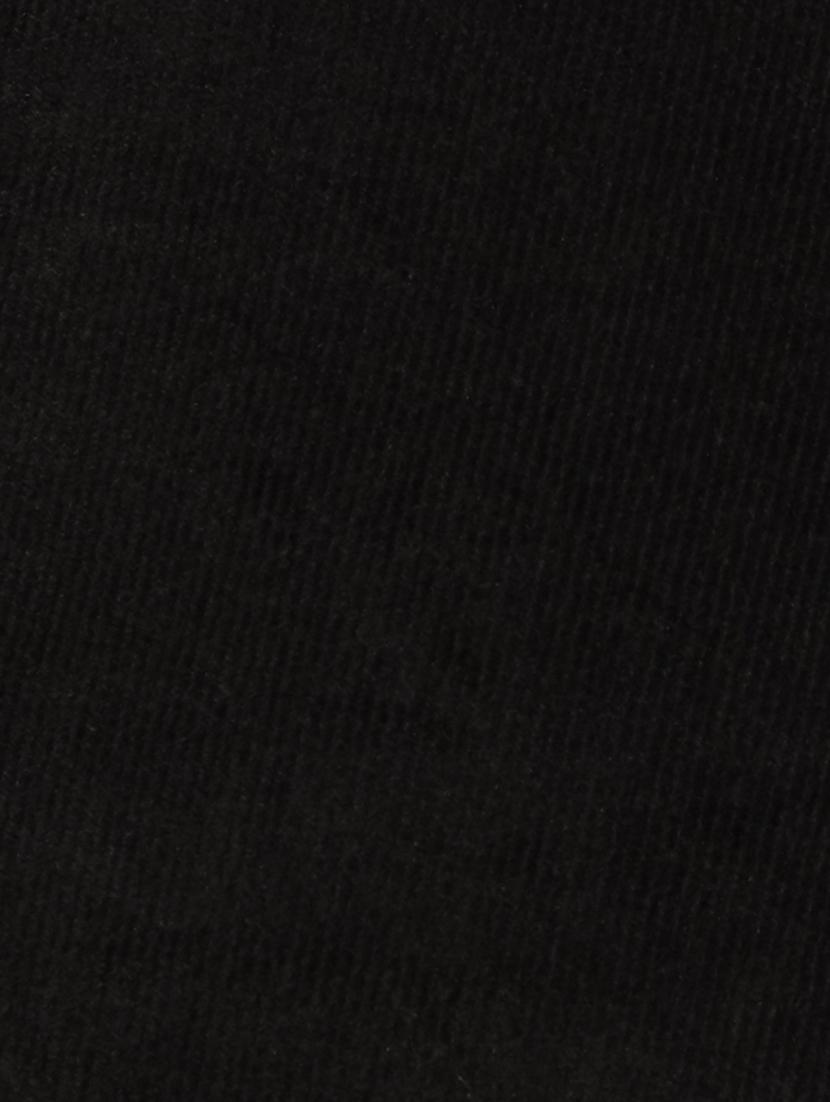 black solid corduroy trouser - 17503895 - Standard Image - 4