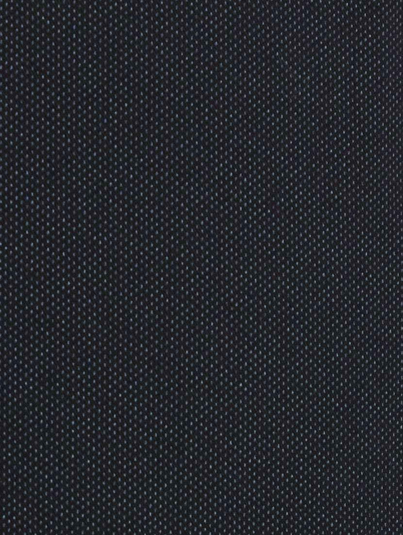 navy blue textured flat front casual trouser - 17503958 - Standard Image - 4