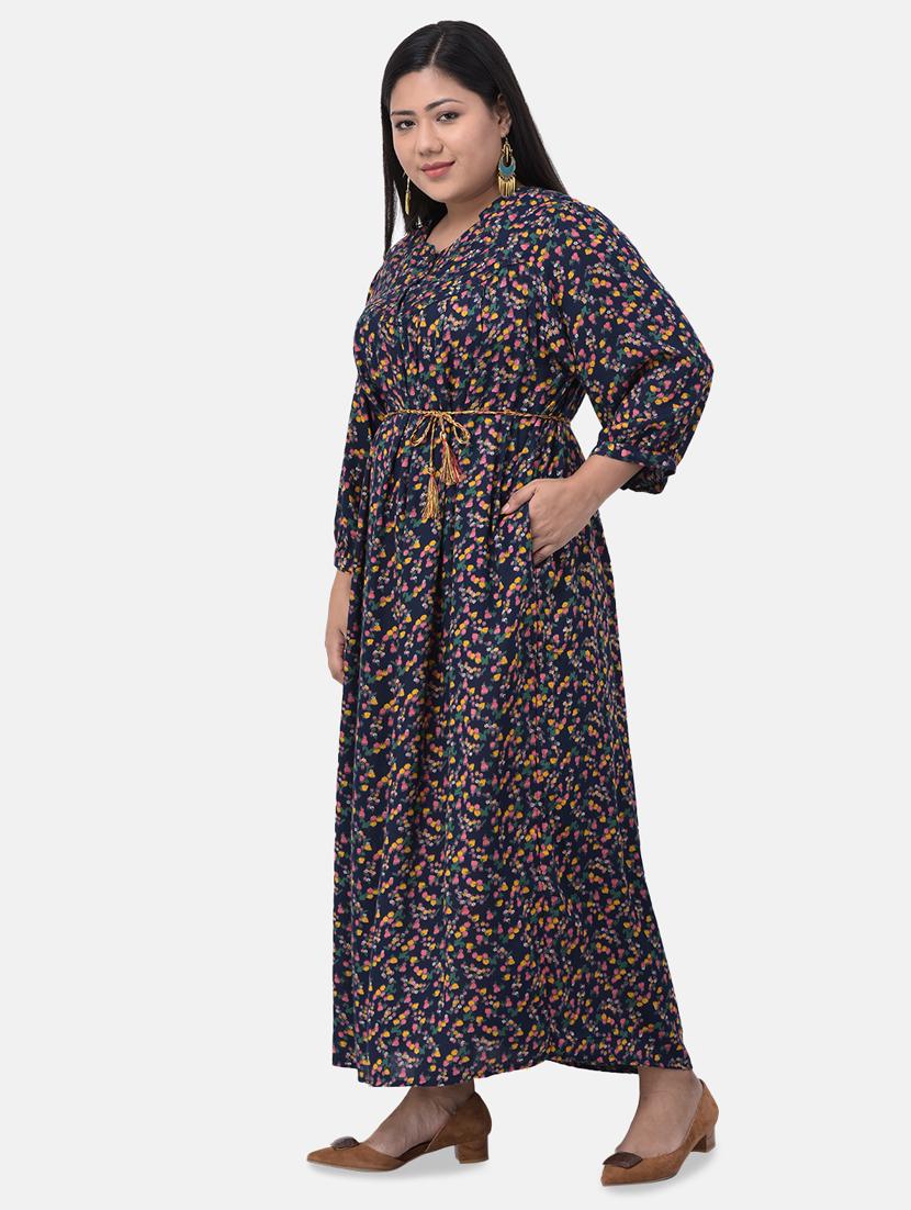 floral maxi plus dress - 17504736 -  Standard Image - 1