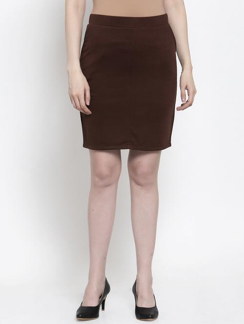 high rise straight skirt - 17504860 - Standard Image - 0