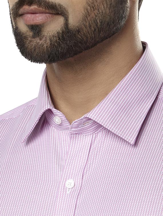pink striped formal shirt - 17505965 - Standard Image - 4