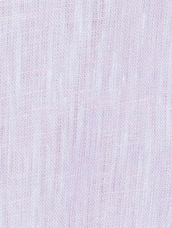 pink solid linen formal shirt - 17506047 - Standard Image - 4