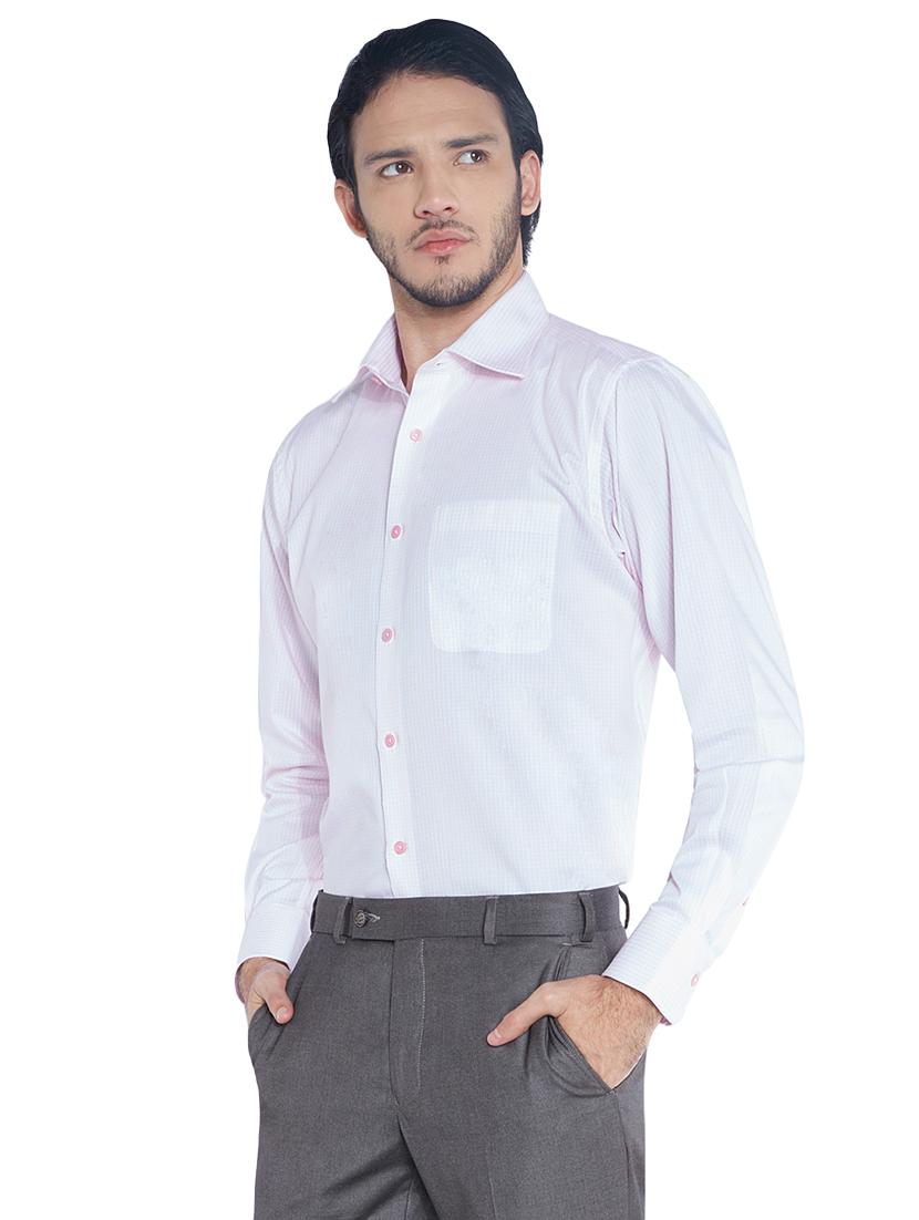 pink checkered formal shirt - 17506057 -  Standard Image - 1