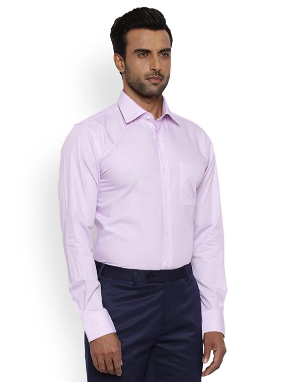 pink solid formal shirt - 17506139 - Standard Image - 1