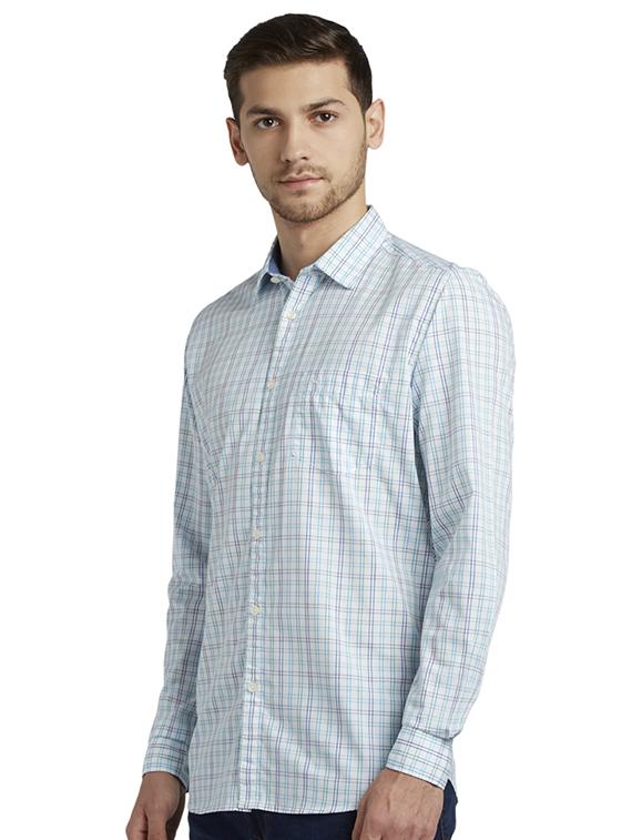 white checkered casual shirt - 17507305 -  Standard Image - 1