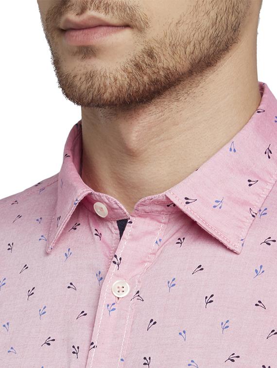 pink printed casual shirt - 17507312 - Standard Image - 4