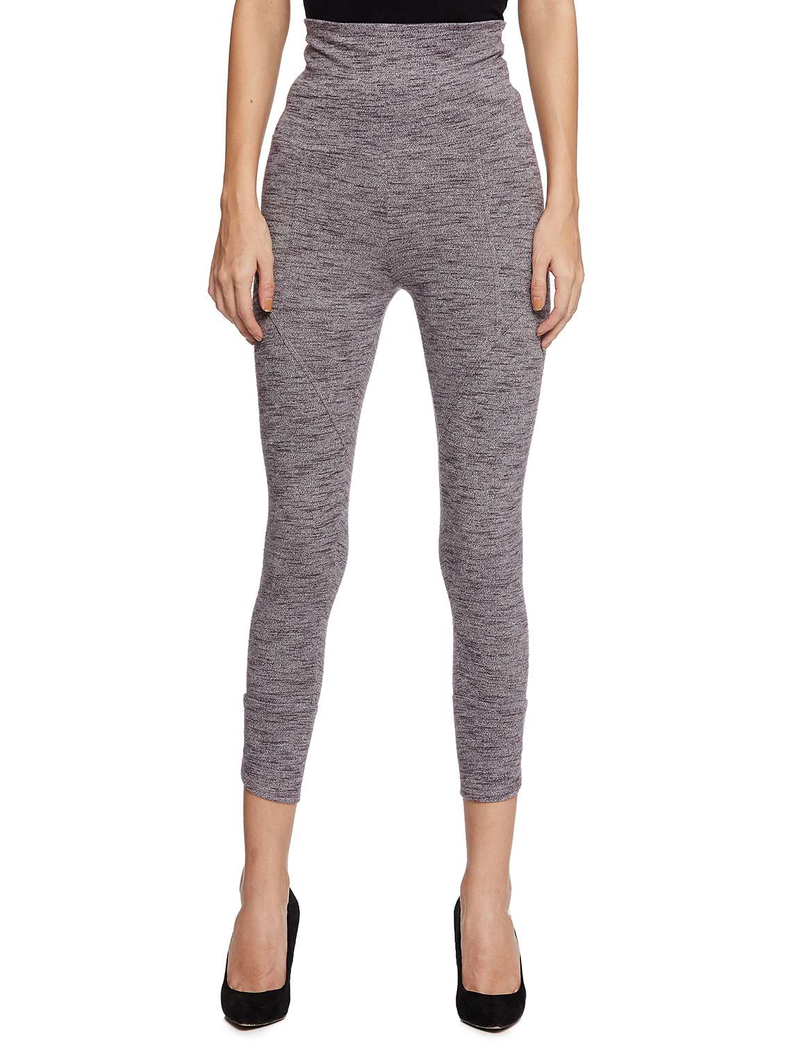 women solid flat front trouser