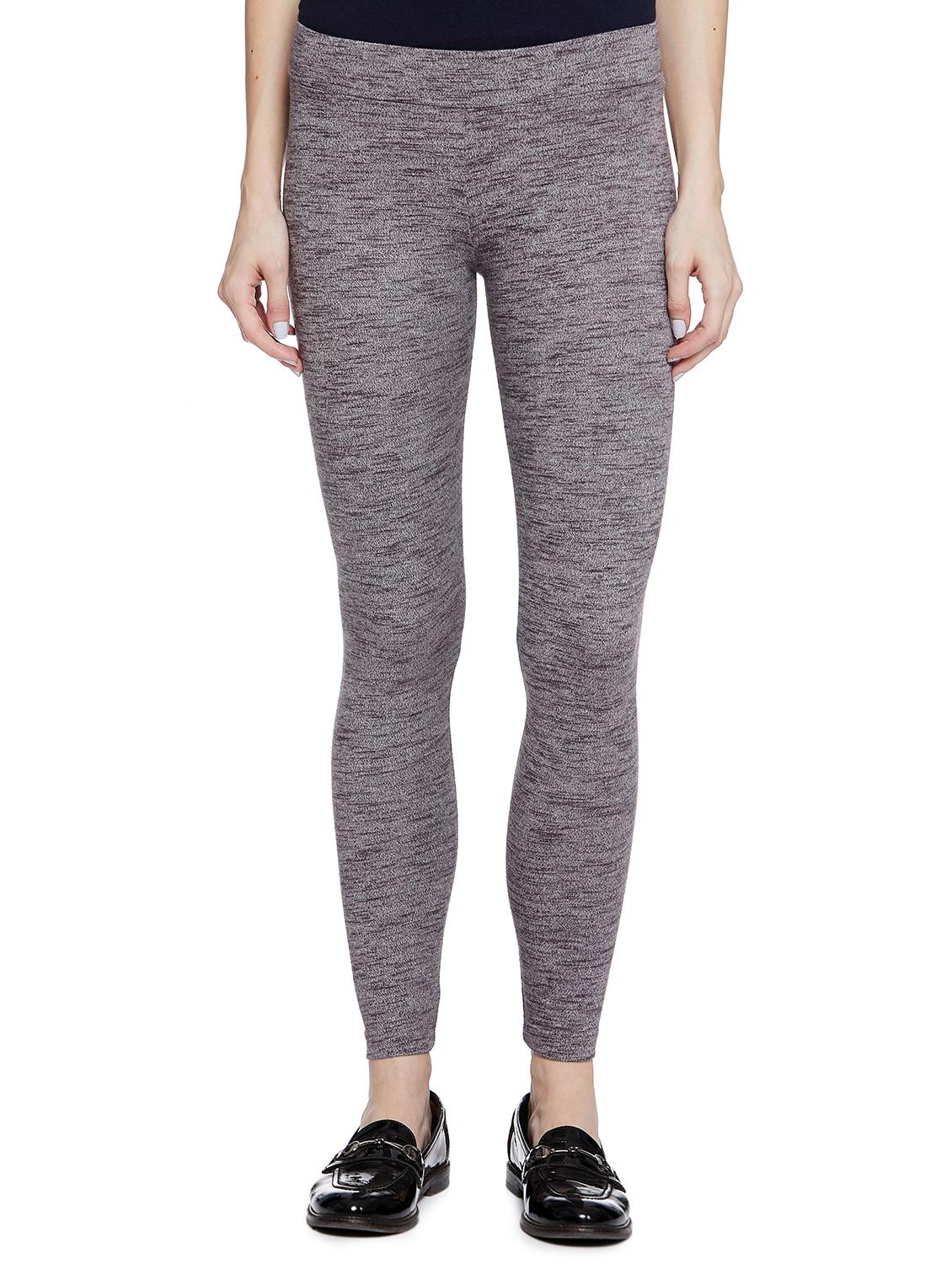 women solid high rise legging