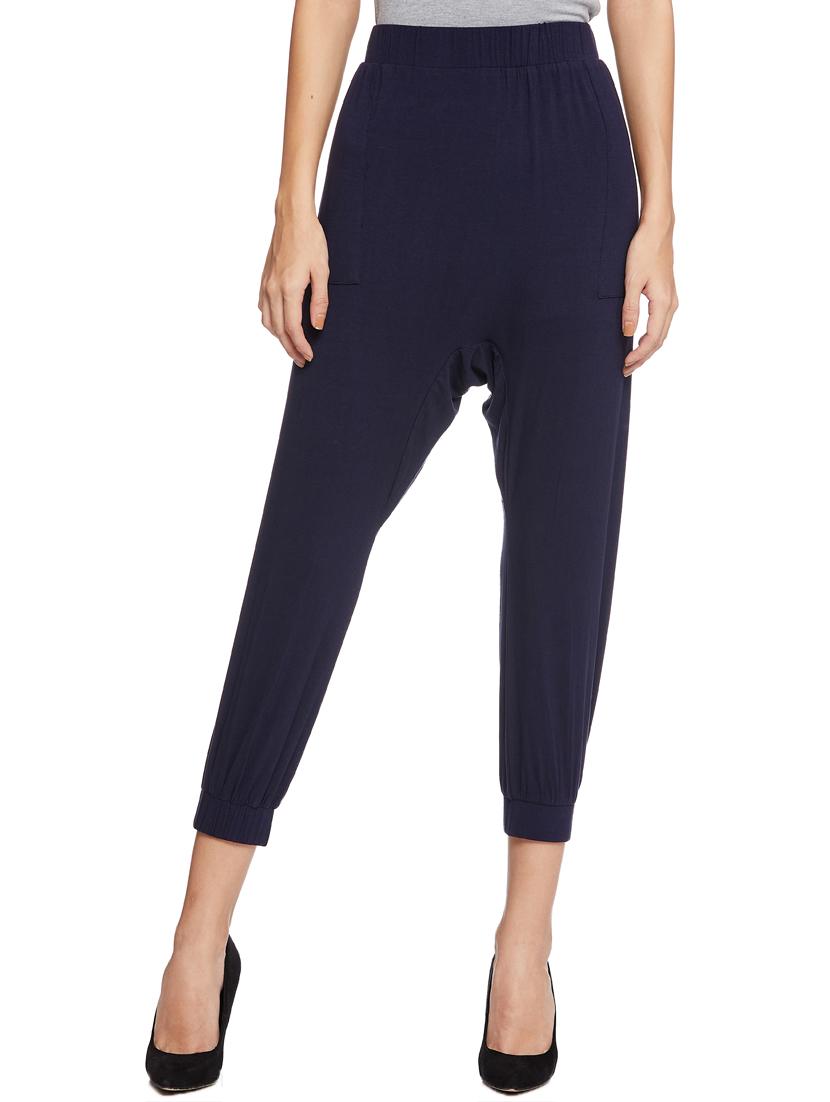women solid high rise legging