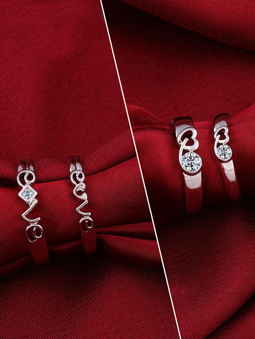 silver metal combo ring - 17509237 - Zoom Image - 0