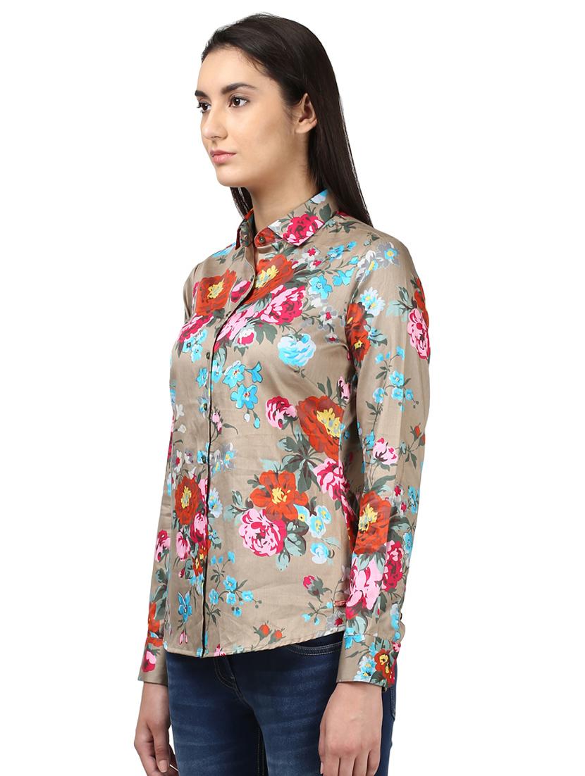 floral regular shirt - 17509456 - Standard Image - 1
