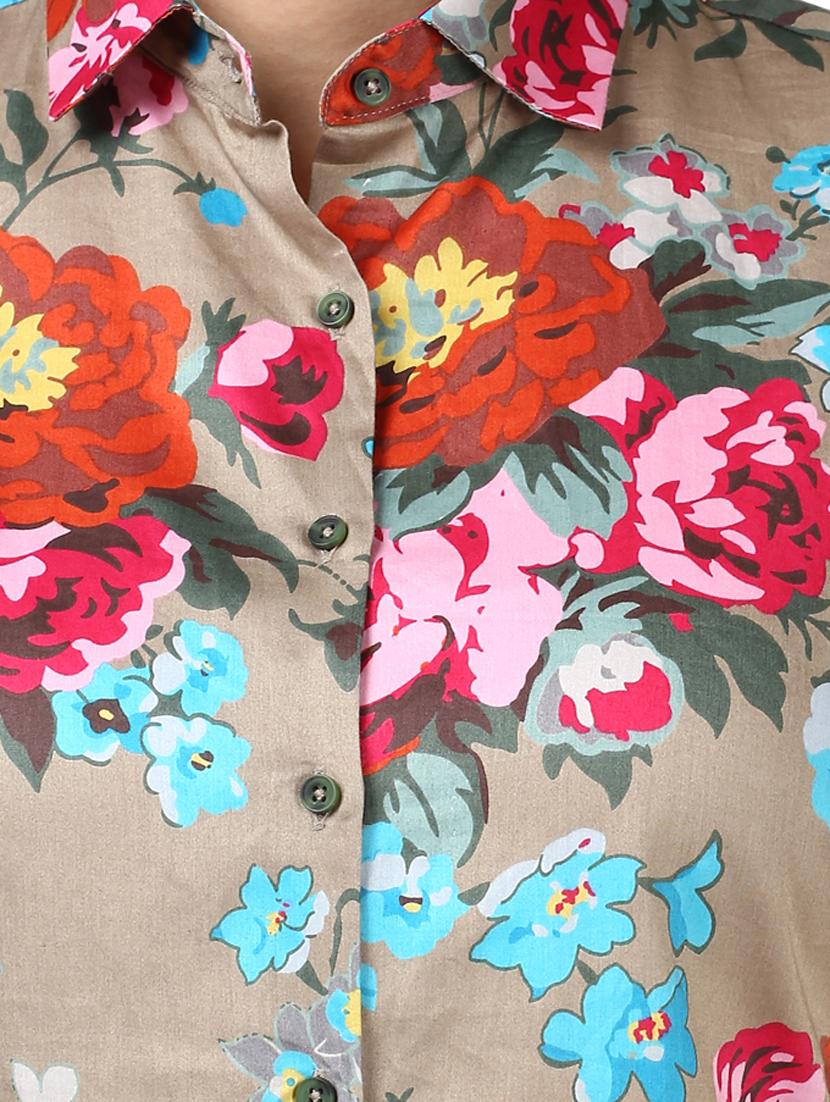 floral regular shirt - 17509456 - Standard Image - 4