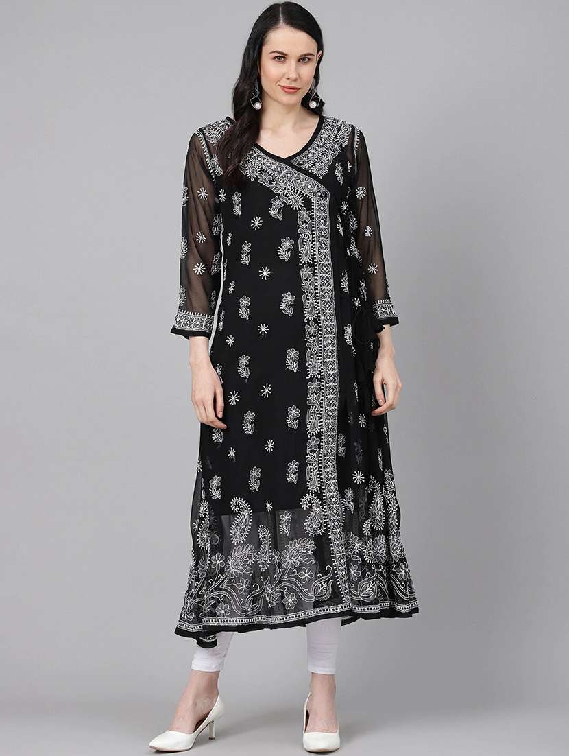 women's angrakha kurta