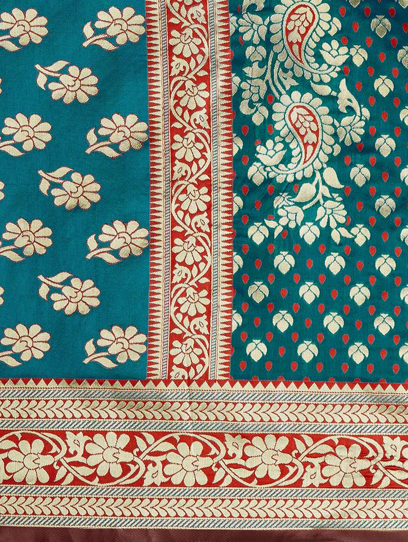 jacquard work maheshwari saree - 17515261 -  Standard Image - 4