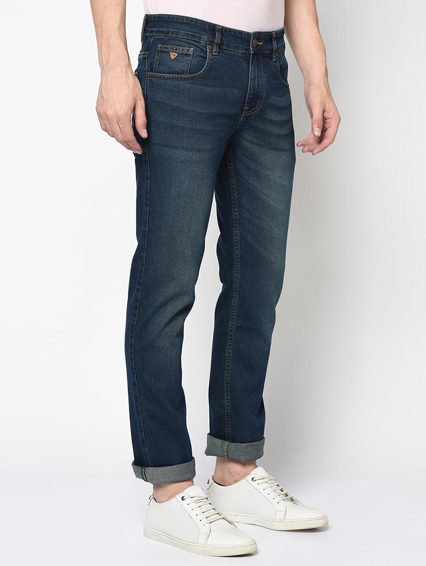 green light washed denim jeans - 17517744 - Standard Image - 1