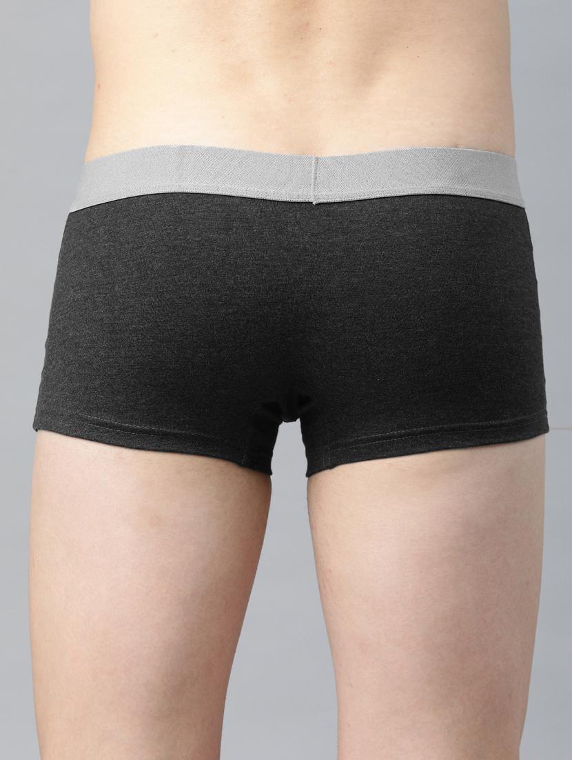 blackcharcoal 95% cotton, 5% elastane brief - 17517854 - Standard Image - 4