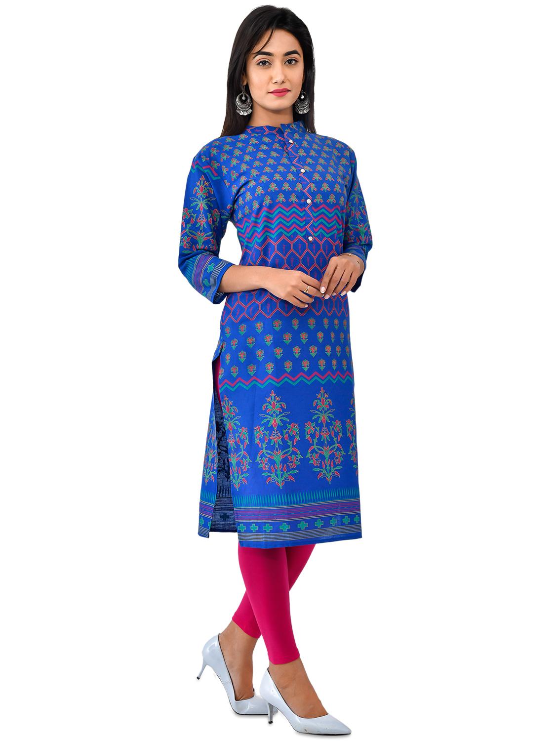 women's straight kurta - 17517952 - Standard Image - 1