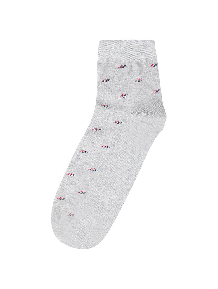 silver cotton ankle length sock - 17521372 -  Standard Image - 1