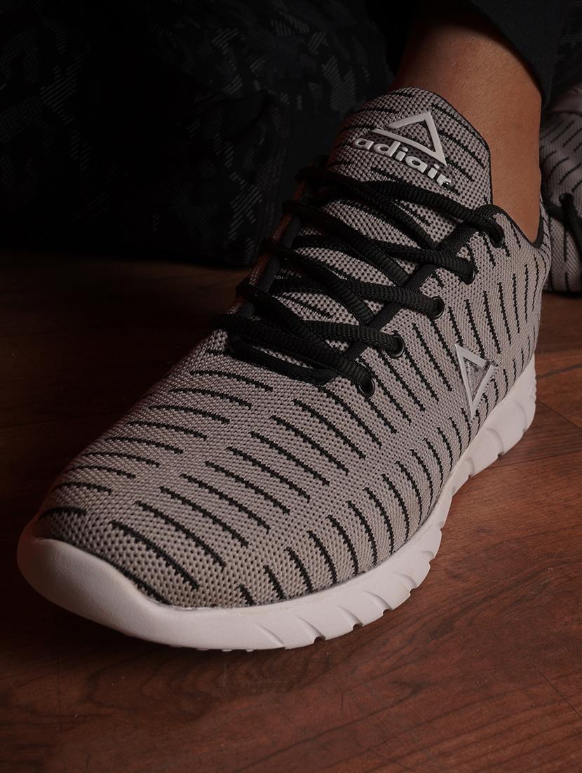 grey polyester sport shoes - 17521576 -  Standard Image - 1
