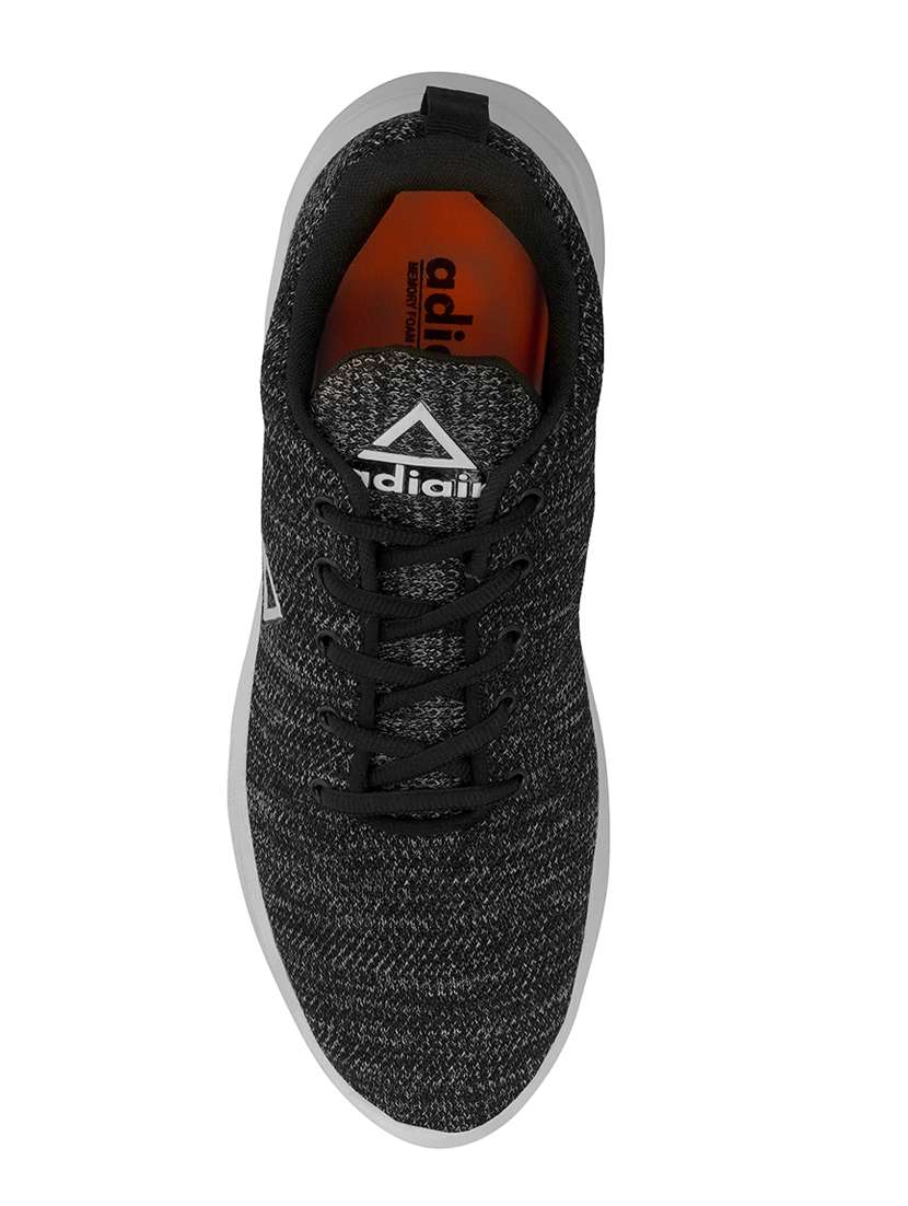 black polyester sport shoes - 17521579 -  Standard Image - 4