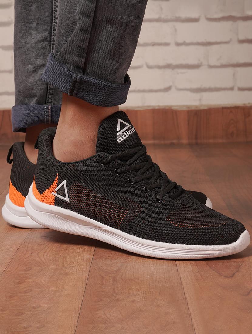 black polyester sport shoes - 17521583 -  Standard Image - 1