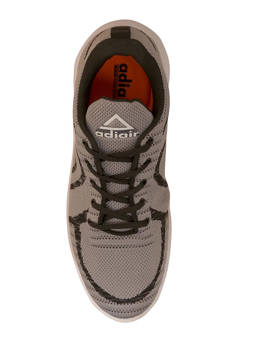grey polyester sport shoes - 17521586 - Standard Image - 4