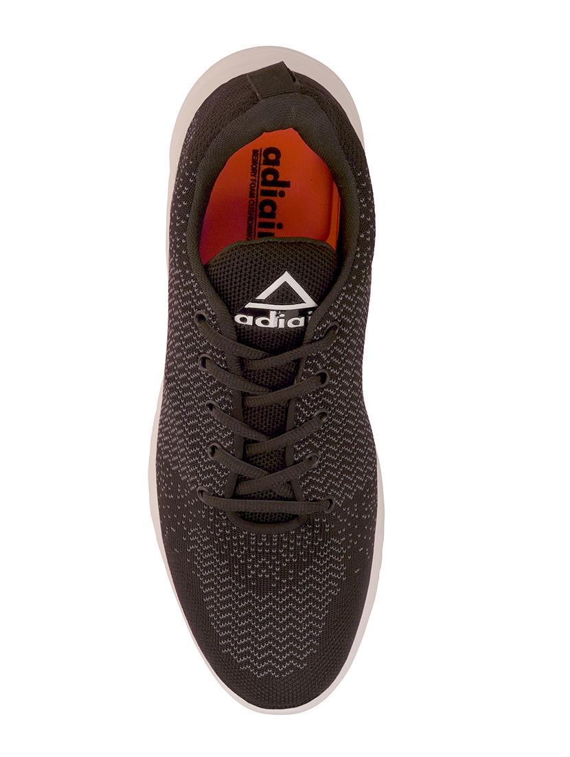 black polyester sport shoes - 17521588 - Standard Image - 4