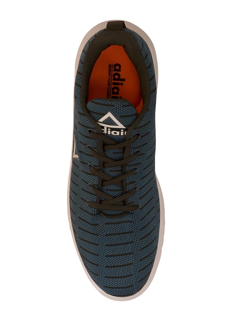 teal polyester sport shoes - 17521596 - Standard Image - 4