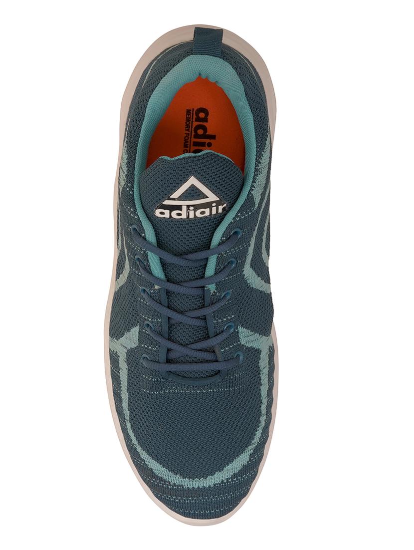 teal polyester sport shoes - 17521603 - Standard Image - 4