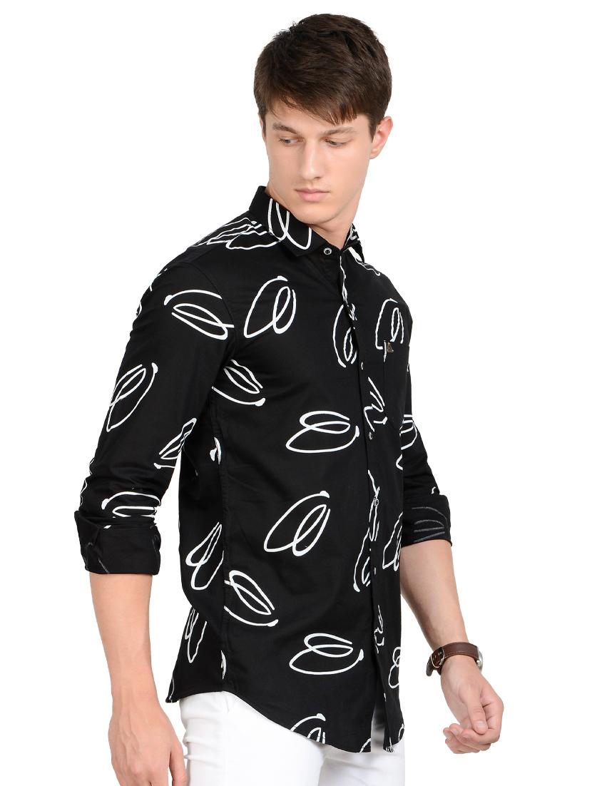 black printed casual shirt - 17524048 -  Standard Image - 1