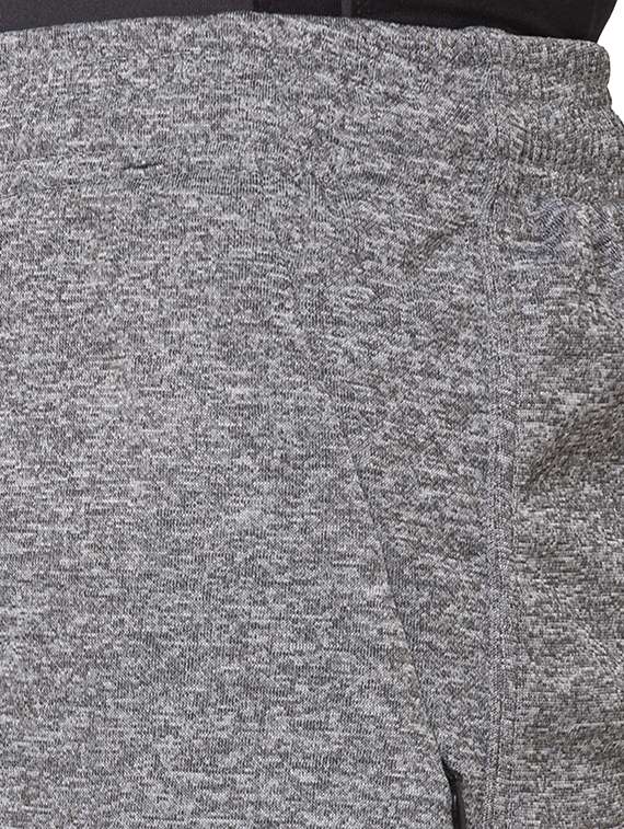 grey solid full length track pant - 17524648 -  Standard Image - 4