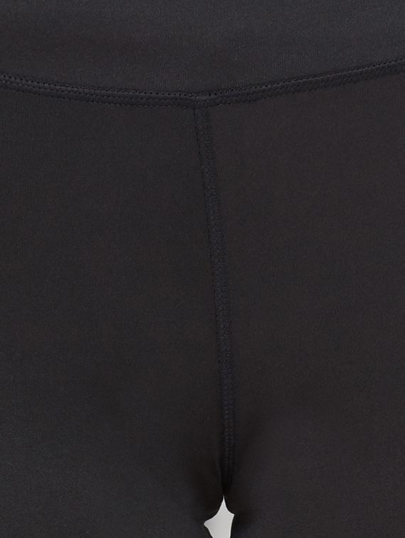black poly spandex sports capris - 17525191 - Standard Image - 4