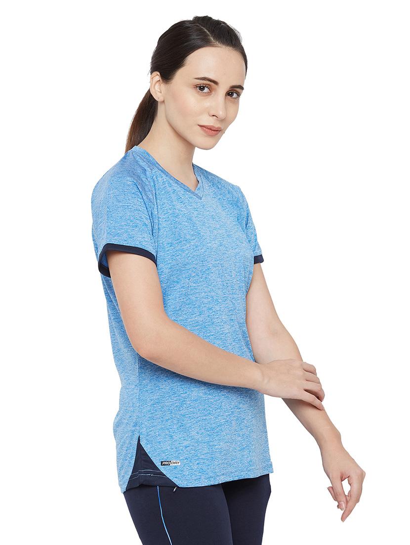 light blue polyester regular tshirt - 17525348 -  Standard Image - 1