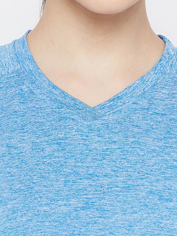 light blue polyester regular tshirt - 17525348 - Standard Image - 4