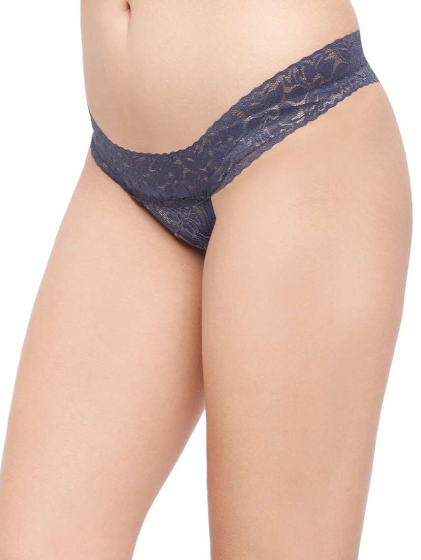 blue lace thongs panty - 17525899 -  Standard Image - 1