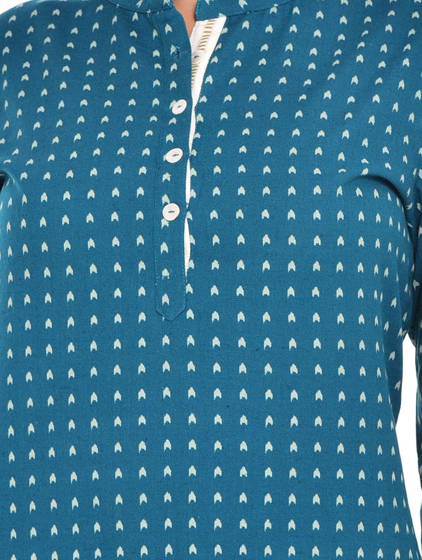 printed kurta palazzo set - 17526107 -  Standard Image - 4