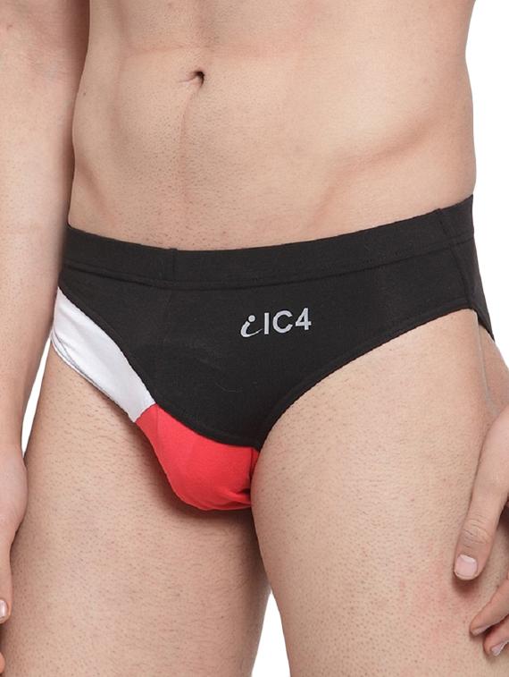 red color block hipster brief - 17526441 - Standard Image - 1