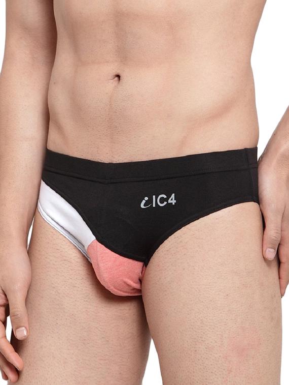 orange color block hipster brief - 17526443 - Standard Image - 1