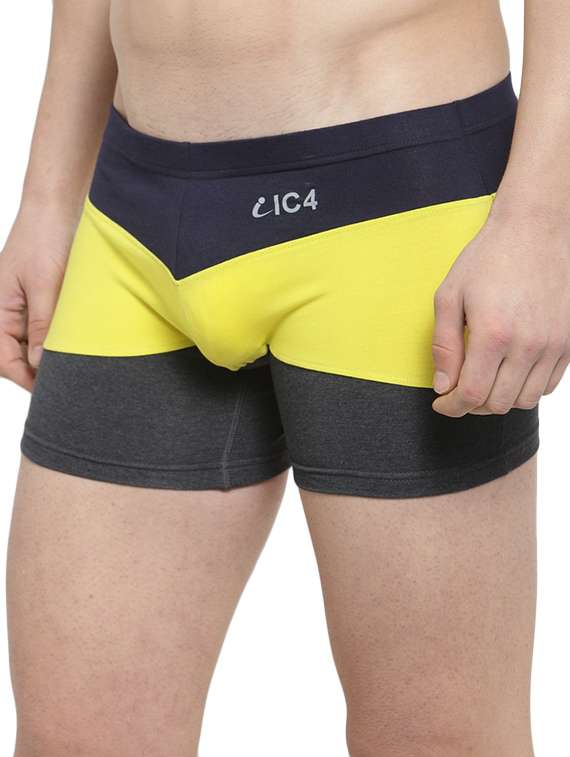 yellow color block trunks - 17526477 - Standard Image - 1