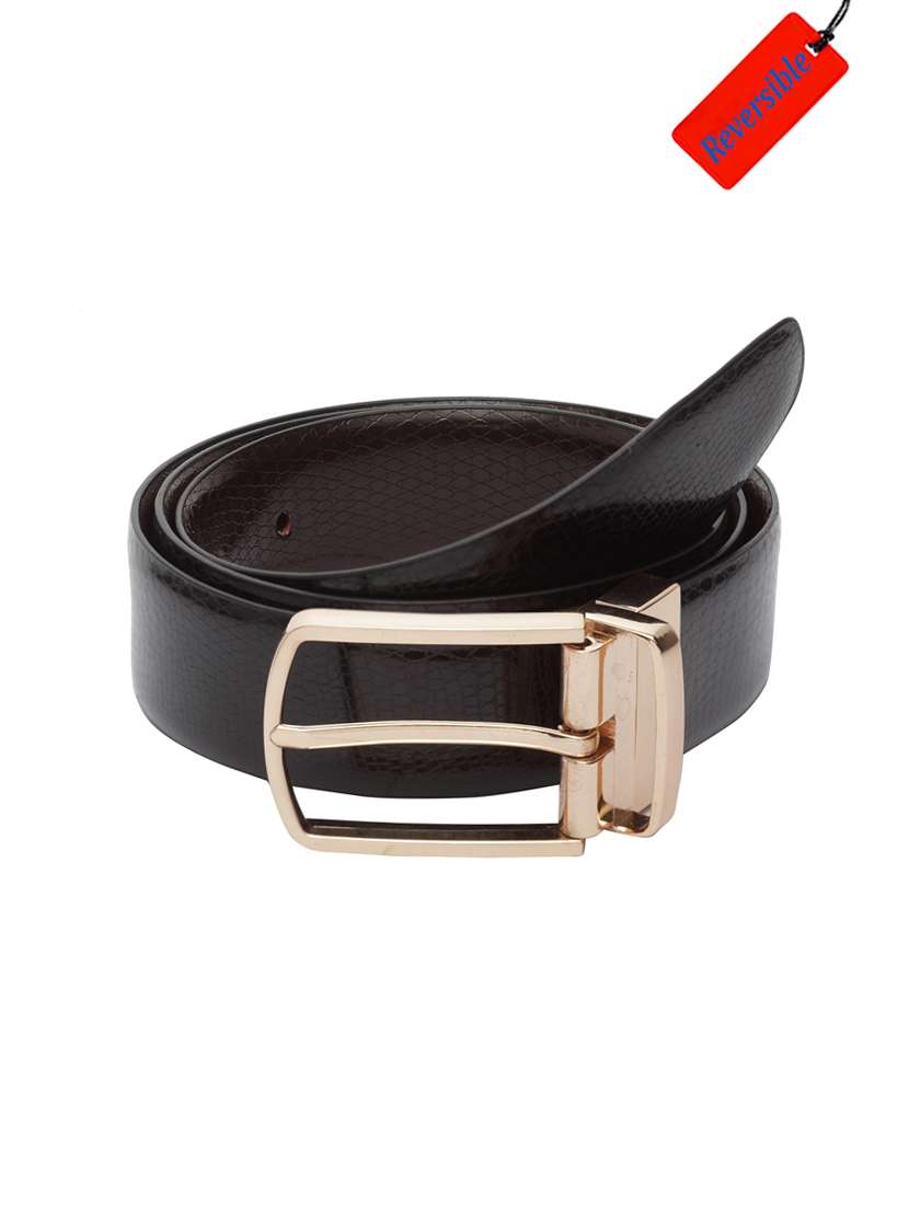 black  leatherette belt