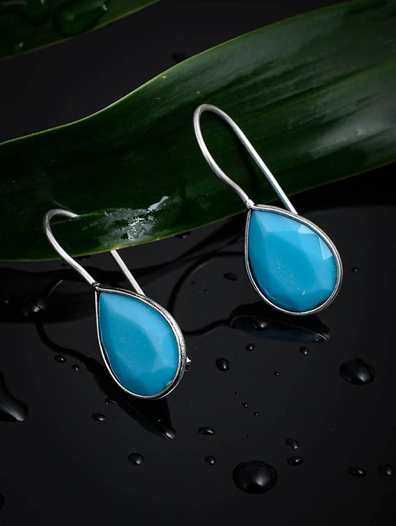 multi colored brass drop earring - 17527604 - Zoom Image - 0