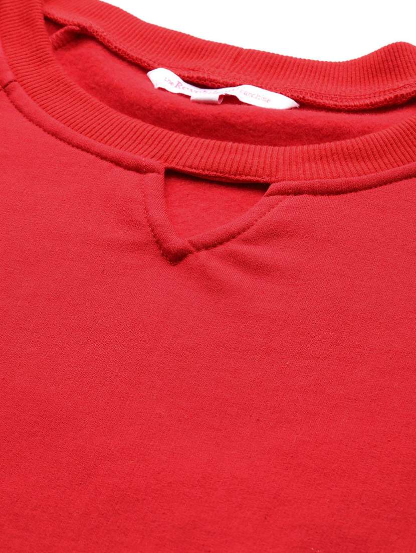 solid fleece plus sweatshirt - 17527609 -  Standard Image - 4