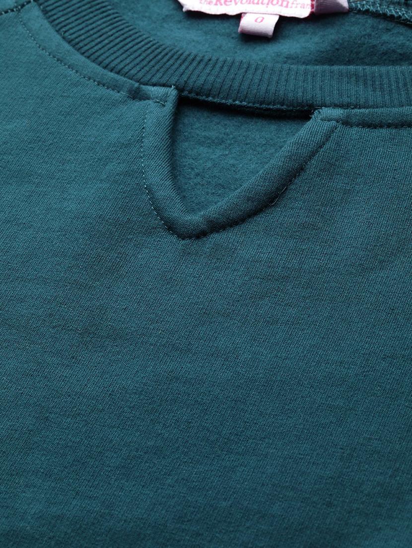 solid fleece plus sweatshirt - 17527613 - Standard Image - 4