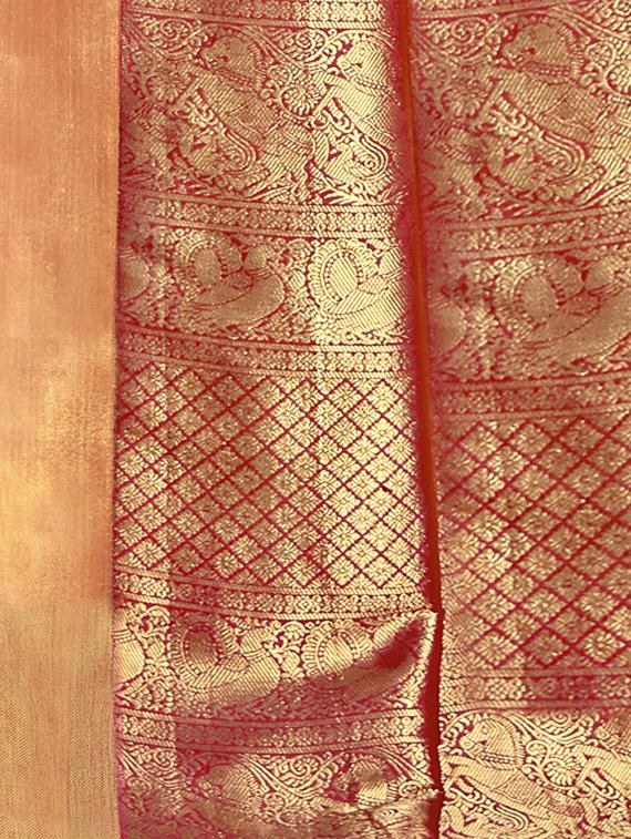 self design paithani saree with blouse - 17527770 - Standard Image - 1