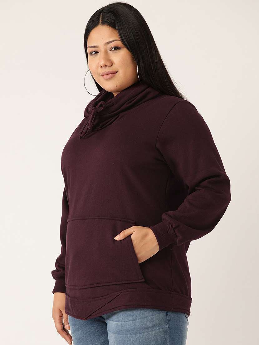 solid fleece plus sweatshirt - 17528185 -  Standard Image - 1