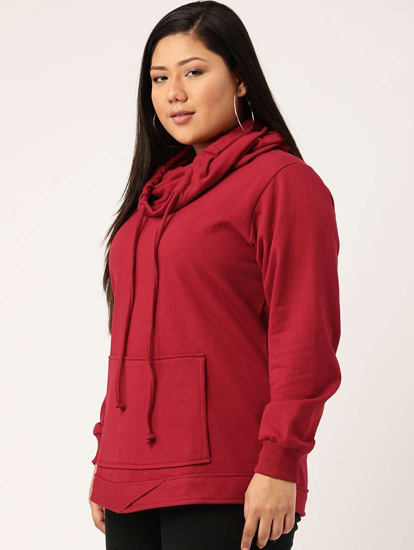 solid fleece plus sweatshirt - 17528187 -  Standard Image - 1