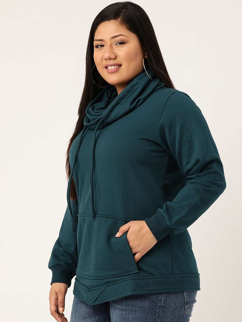 solid fleece plus sweatshirt - 17528188 -  Standard Image - 1