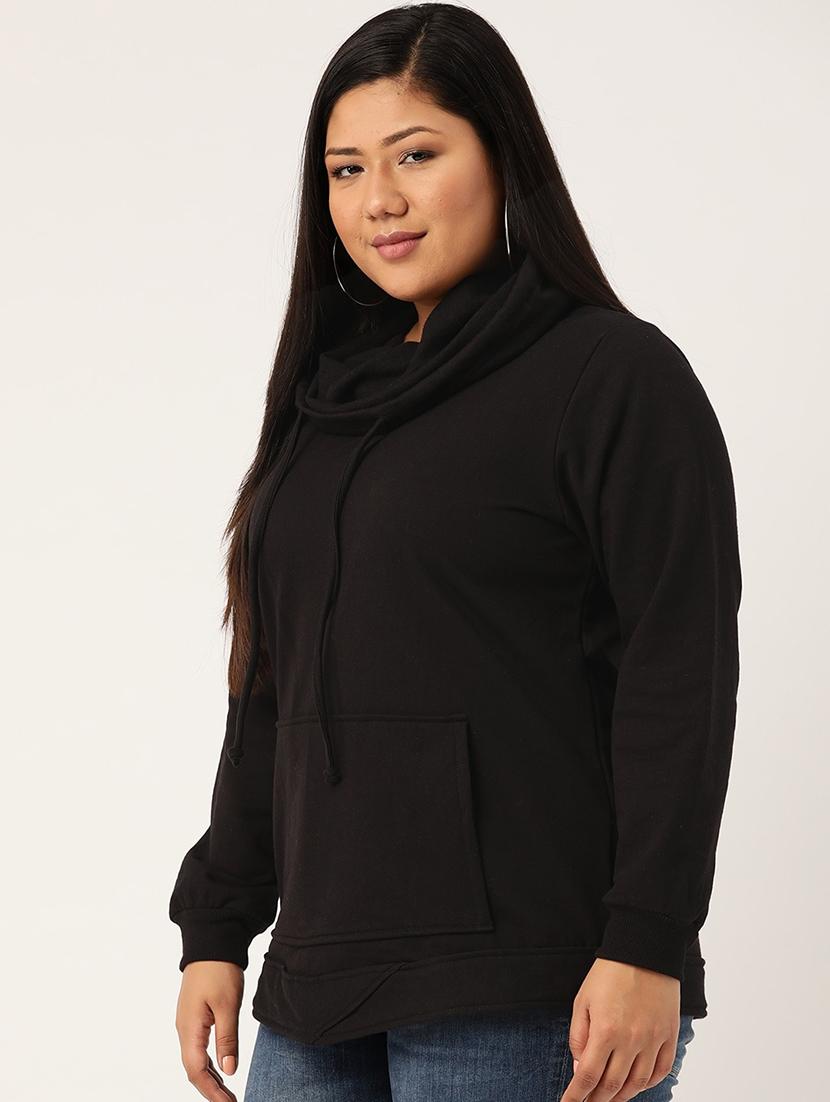 solid fleece plus sweatshirt - 17528189 - Standard Image - 1