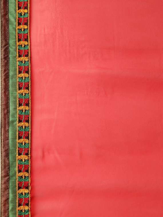women's embroidered saree with blouse - 17528637 -  Standard Image - 4